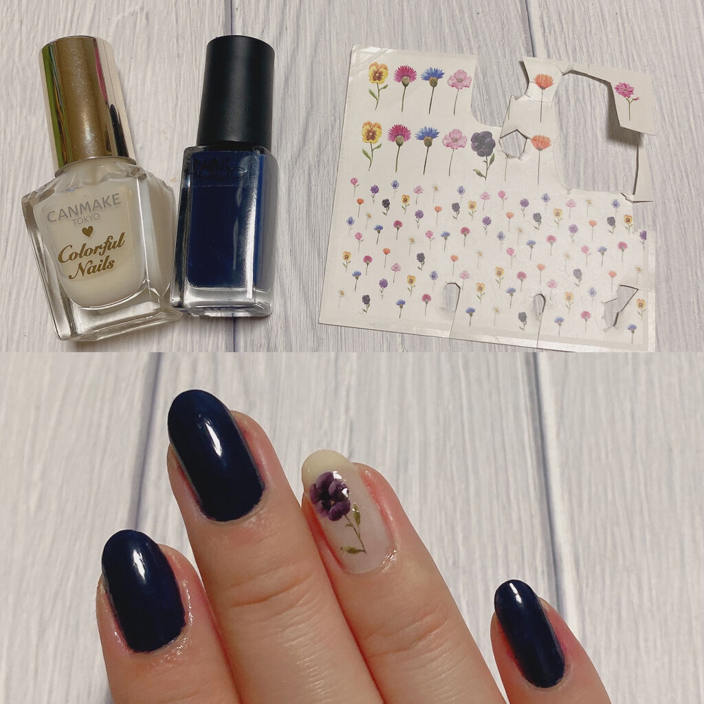 しずくネイルシール/キャンドゥ/ネイルシールを使ったクチコミ（2枚目）