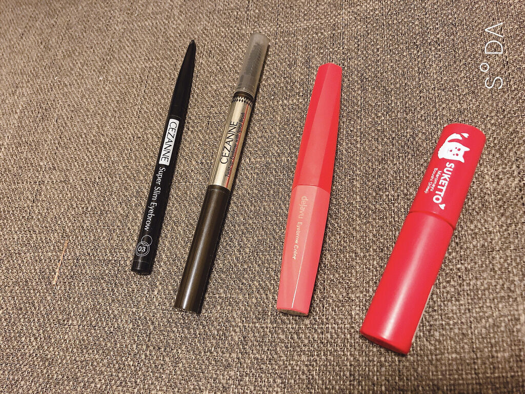 ブラシ付きアイブロウ繰り出し/CEZANNE/アイブロウペンシルを使ったクチコミ（1枚目）