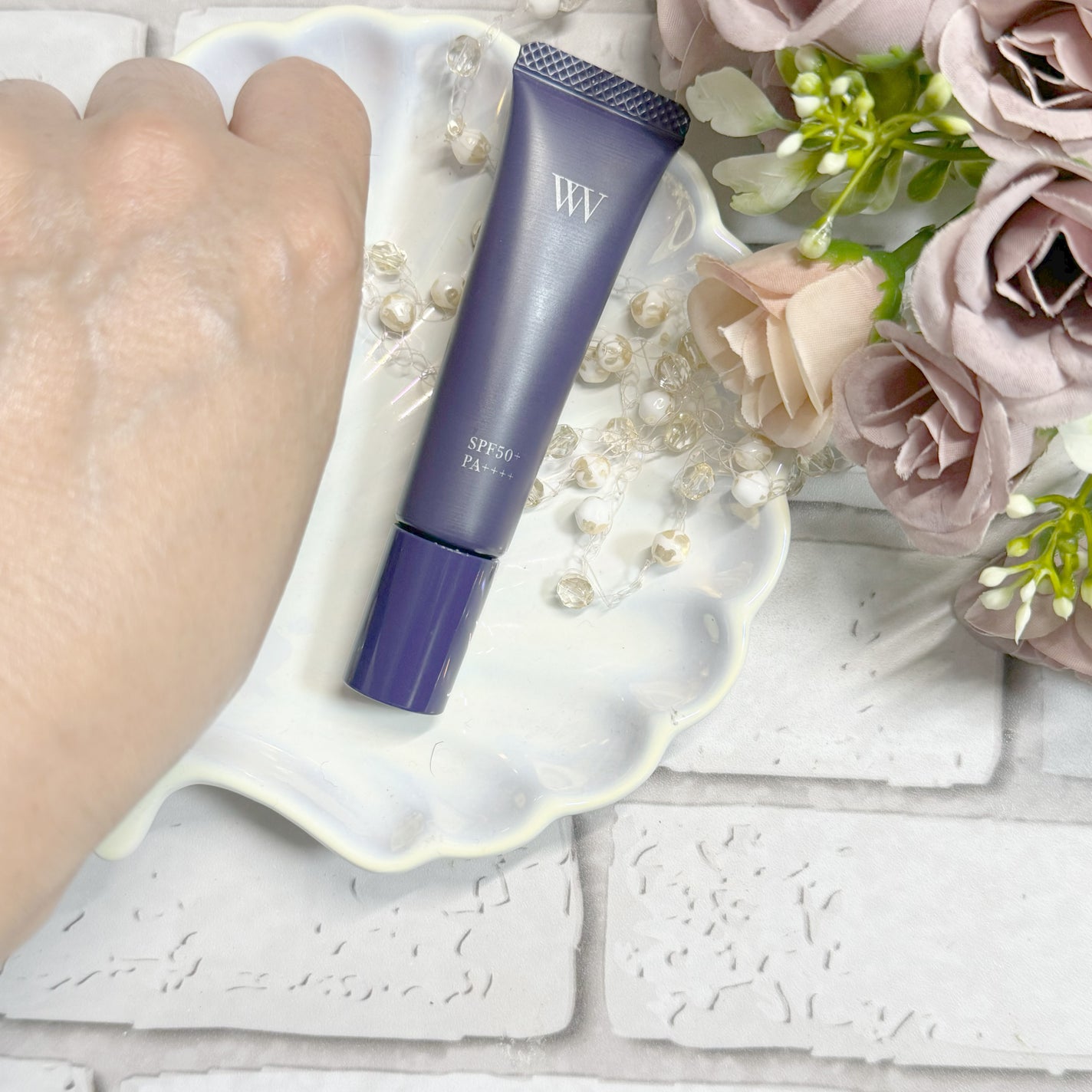 WHITE VEIL ブライトセラムUV/WHITE VEIL/日焼け止めローションを使ったクチコミ(4枚目)