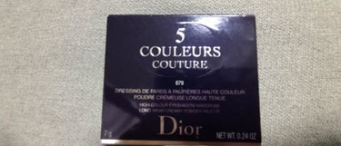 【旧】サンク クルール クチュール 879 ルージュ トラファルガー/Dior/パウダーアイシャドウを使ったクチコミ（1枚目）