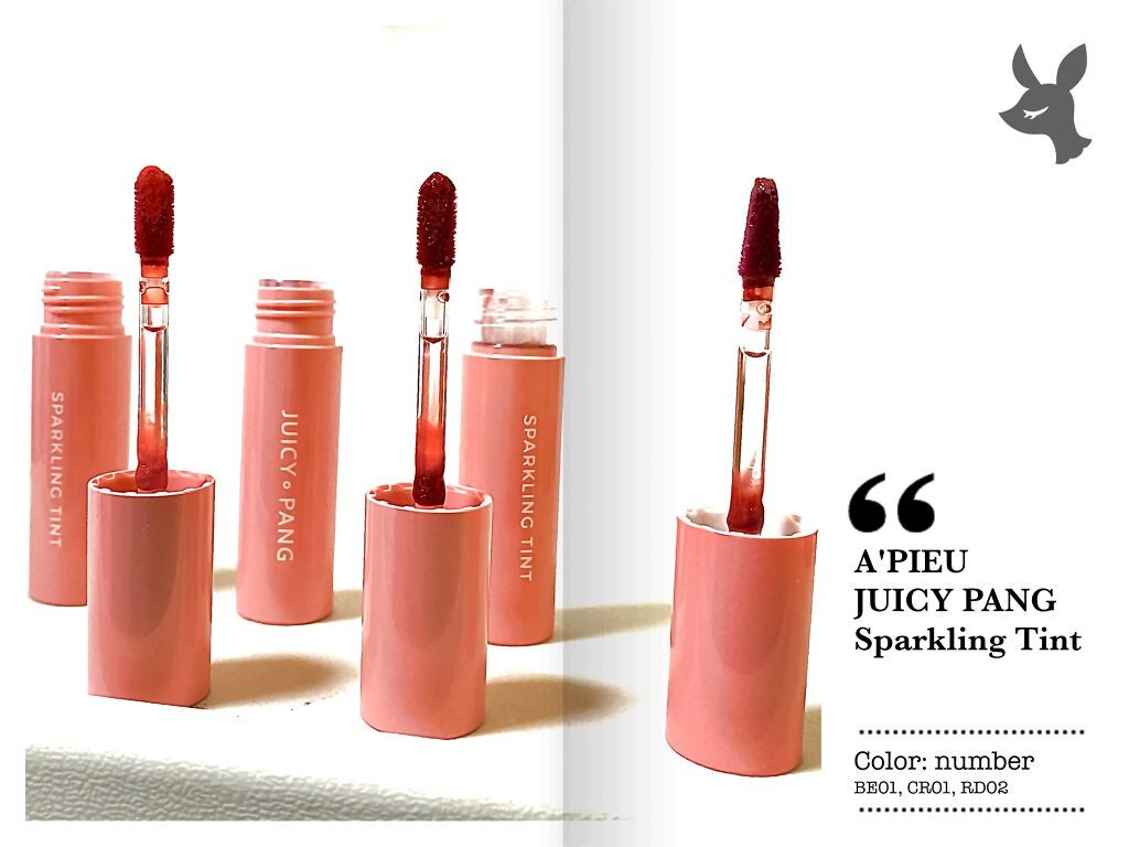 アピュー ジューシーパン スパークリングティント/A’pieu/口紅を使ったクチコミ(1枚目)