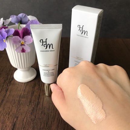 リンクルケア&ホワイトニング ハイエンディストファンデーション/ハダメキミライ/リキッドファンデーションを使ったクチコミ(6枚目)