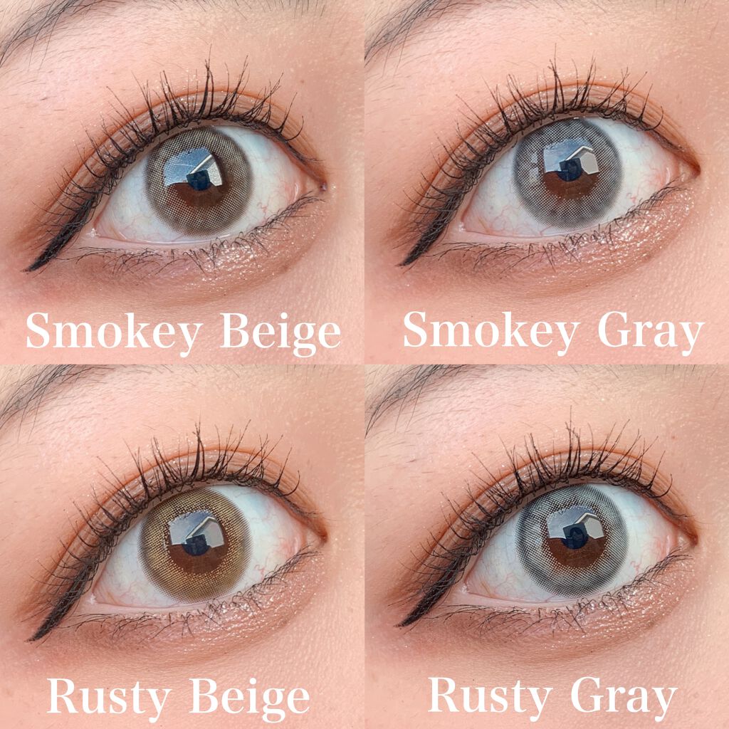 LIL MOON 1day スモーキーグレー/LILMOON/ワンデー（１DAY）カラコンを使ったクチコミ（2枚目）