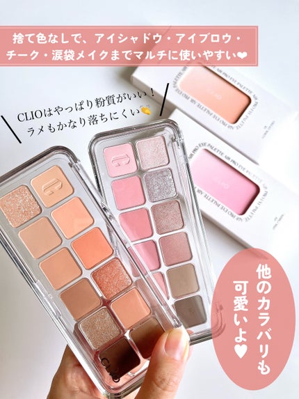 プロ アイ パレット エアー/CLIO/アイシャドウパレットを使ったクチコミ(6枚目)