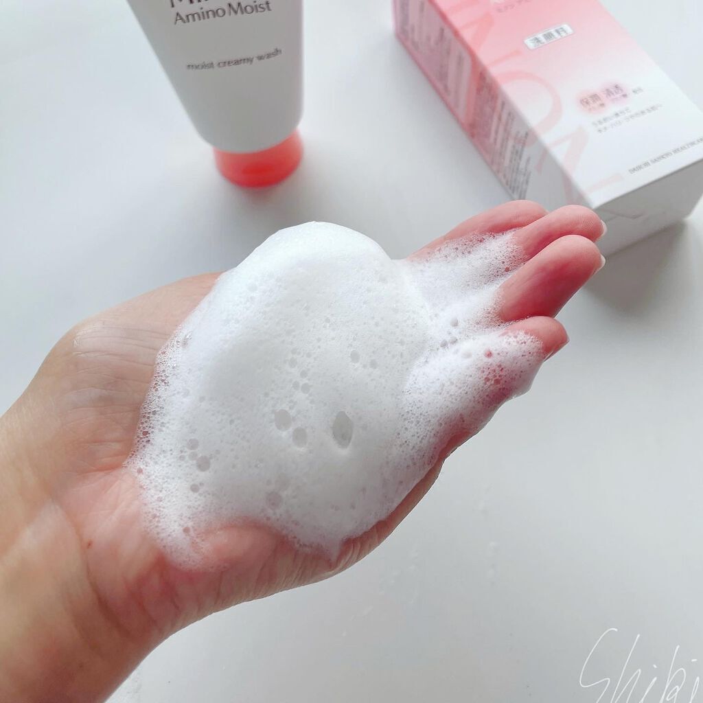 アミノモイスト モイストクリーミィ ウォッシュ/ミノン/洗顔フォームを使ったクチコミ(4枚目)