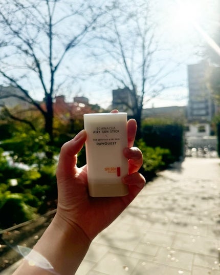 エネキシア エアリーサンスティック/RAWQUEST/日焼け止めスティックを使ったクチコミ(1枚目)