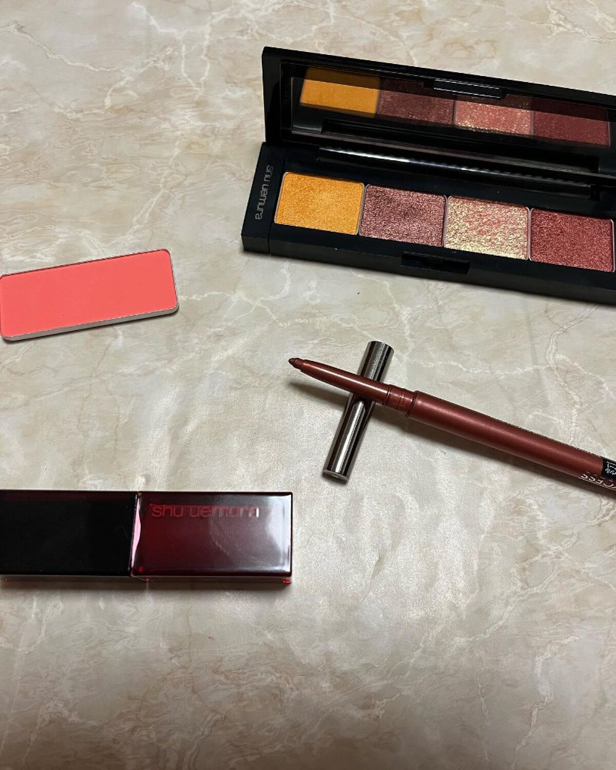 プレスド アイシャドー（レフィル） PR コッパー/shu uemura/単色アイシャドウを使ったクチコミ（1枚目）