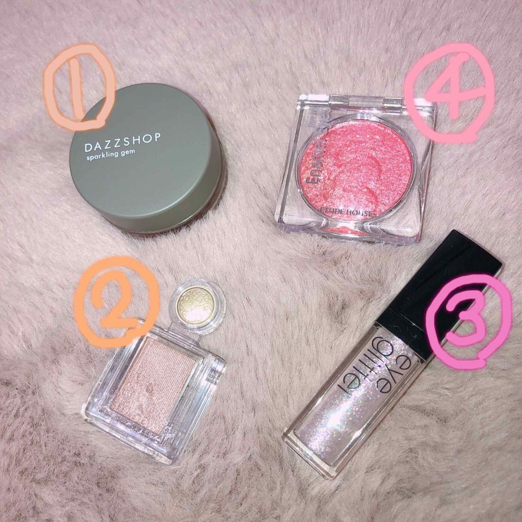 スパークリング ジェム/DAZZSHOP/ジェル・クリームアイシャドウを使ったクチコミ(3枚目)