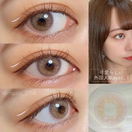 Petit Pechy/Torico Eye./カラーコンタクトレンズを使ったクチコミ(2枚目)