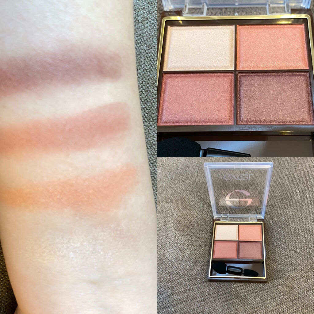 スキニーリッチシャドウ/excel/アイシャドウパレットを使ったクチコミ（2枚目）