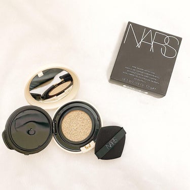 ピュアラディアントプロテクション アクアティックグロー クッションファンデーション SPF50+／PA+++ 00508/NARS/クッションファンデーションを使ったクチコミ（1枚目）