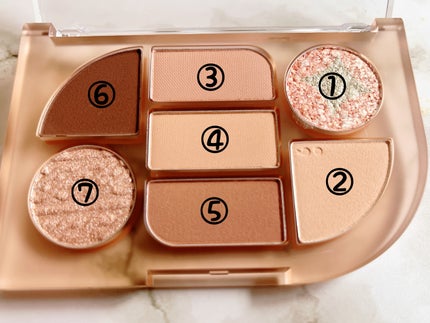 シンプレイン アイパレット/Sim;plain/アイシャドウパレットを使ったクチコミ(2枚目)