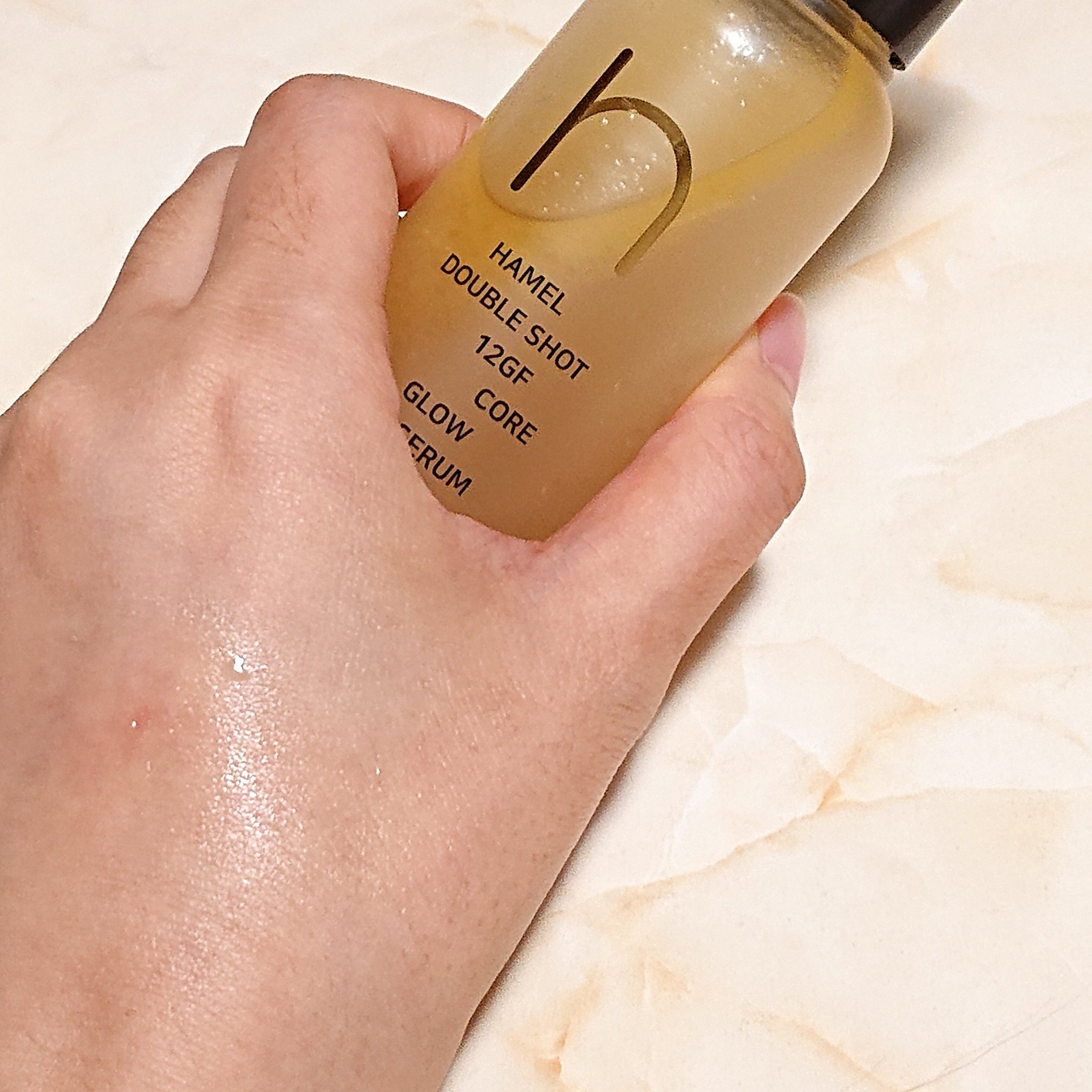 ダブルショット12GFコアグロウミストセラム/HAMEL/美容液を使ったクチコミ（2枚目）