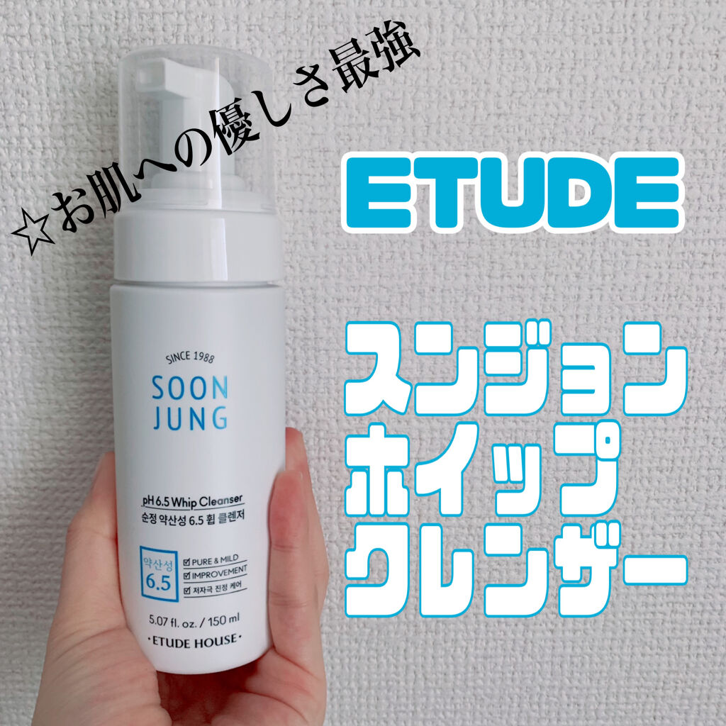 スンジョン ホイップクレンザー/ETUDE/泡洗顔を使ったクチコミ（1枚目）