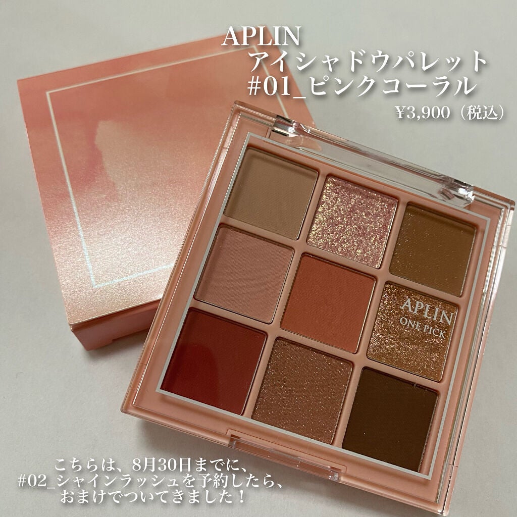 ワンピックアイシャドウパレット/APLIN/アイシャドウパレットを使ったクチコミ(3枚目)