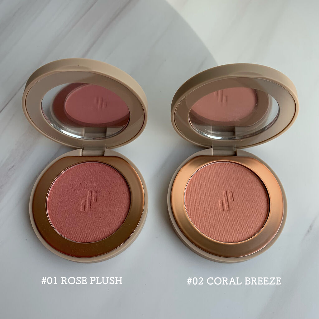 ドットオンムード グロウブラッシュ 01 Rose Plush/Heart Percent/パウダーチークを使ったクチコミ（3枚目）