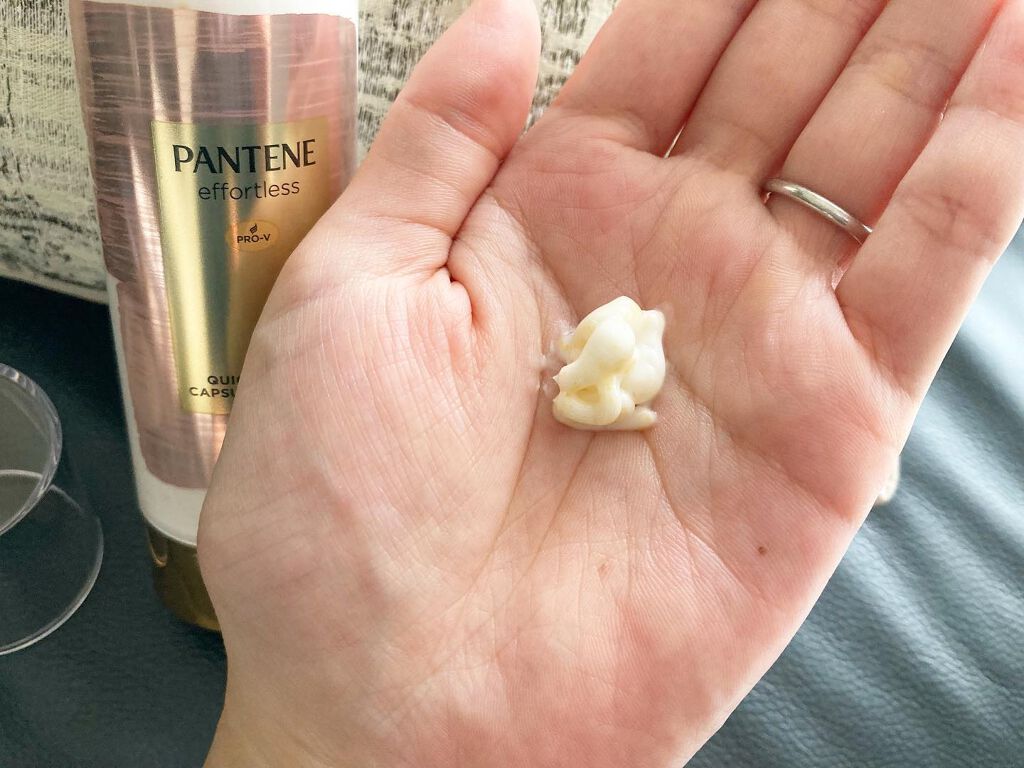 パンテーン エフォートレス クイック リペアー カプセル ヴィタミルク(洗い流さないトリートメント)/パンテーン/ヘアミルクを使ったクチコミ(2枚目)