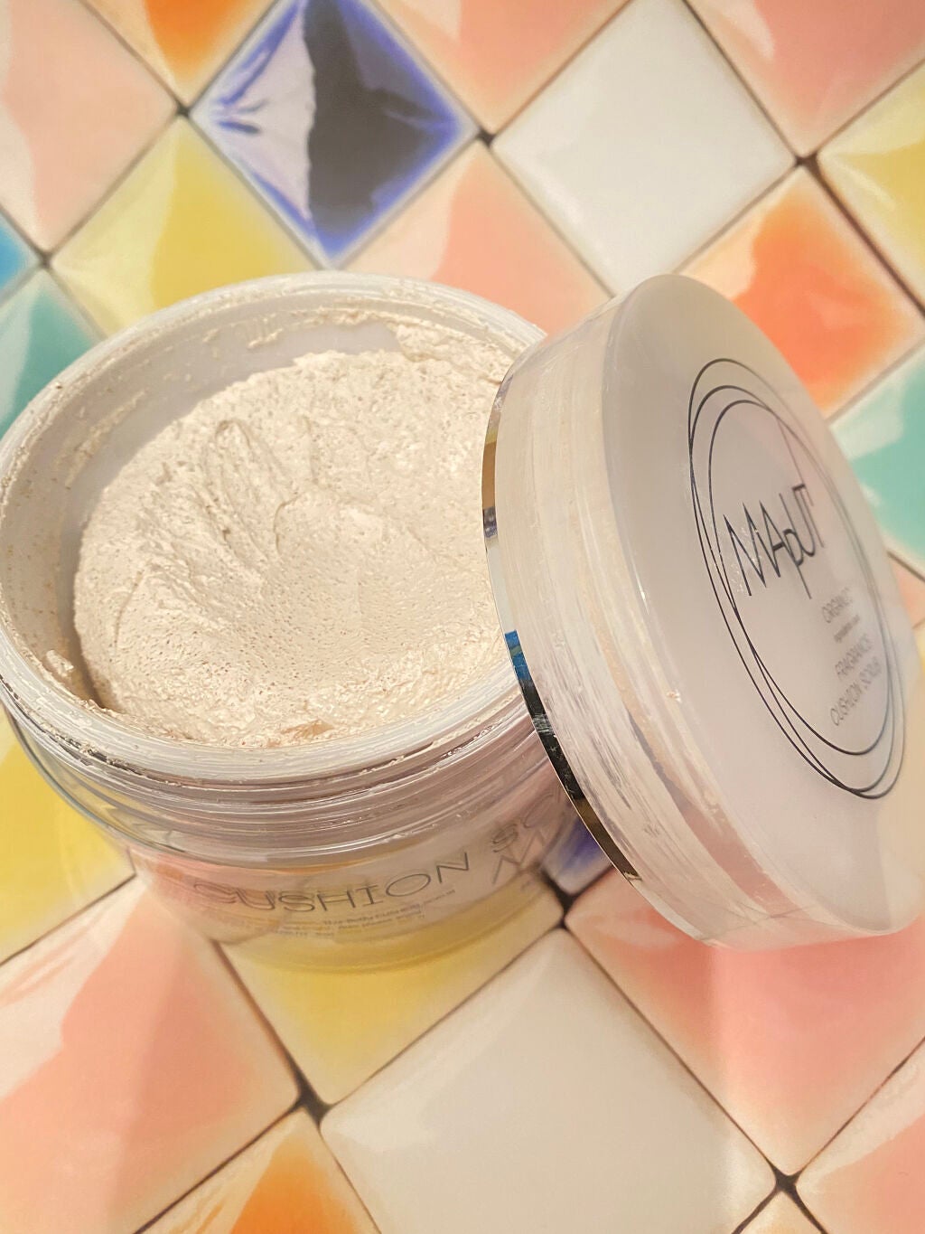 オーガニックフレグランスクッションスクラブ/MAPUTI/スクラブ・ゴマージュを使ったクチコミ(2枚目)