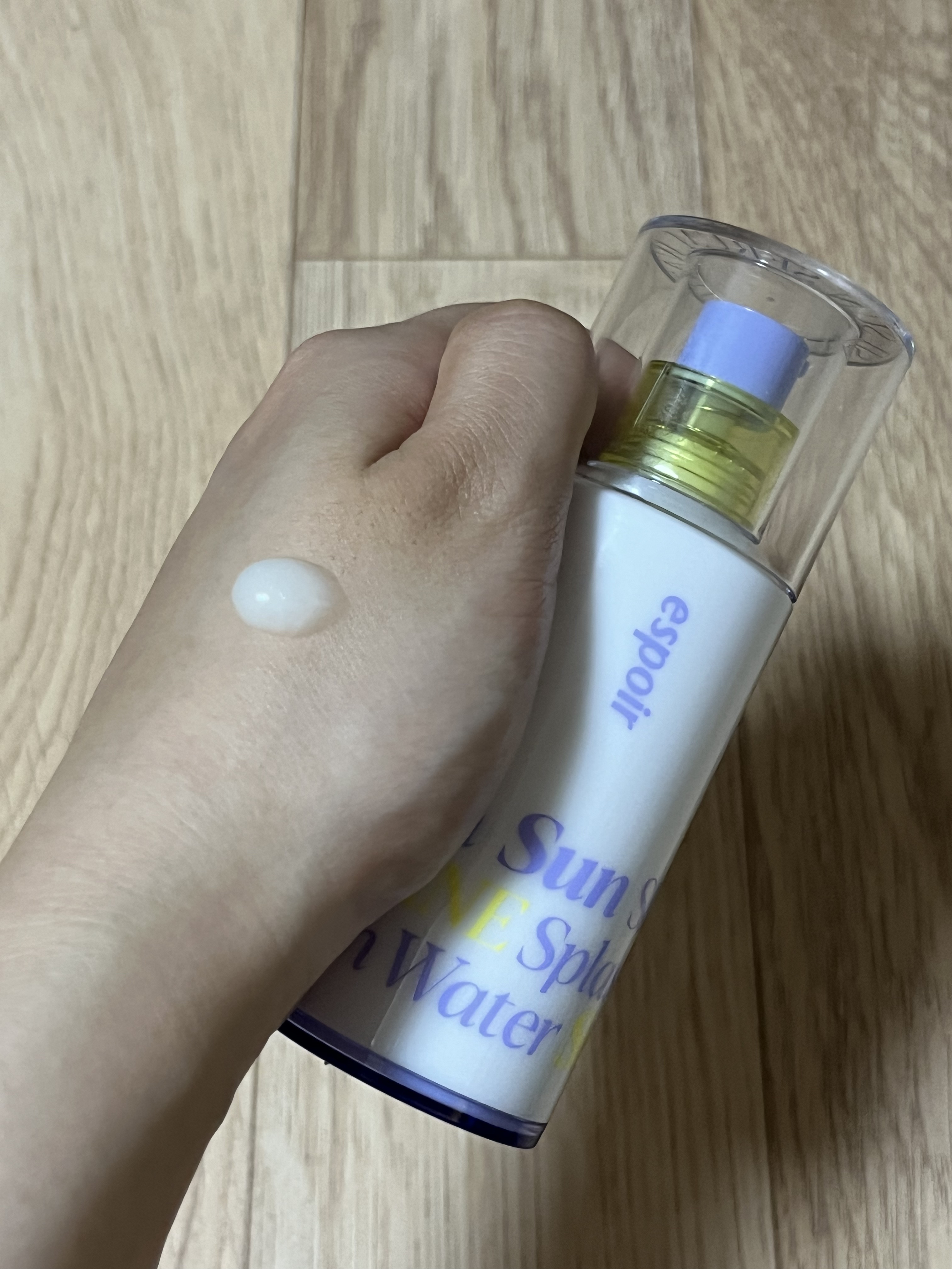 エスポア ウォータースプラッシュサンセラム/espoir/日焼け止めクリームを使ったクチコミ（2枚目）