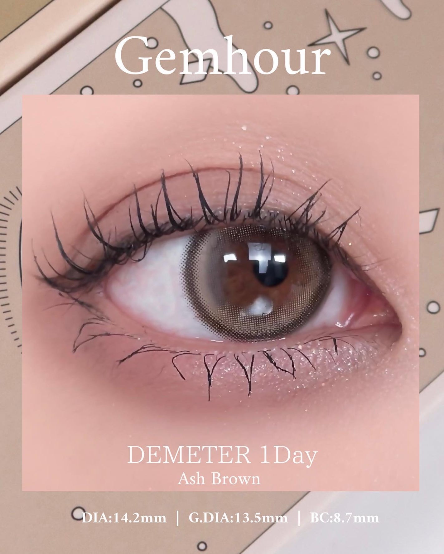 DEMETER 1day/Gemhour lens/カラーコンタクトレンズを使ったクチコミ(6枚目)