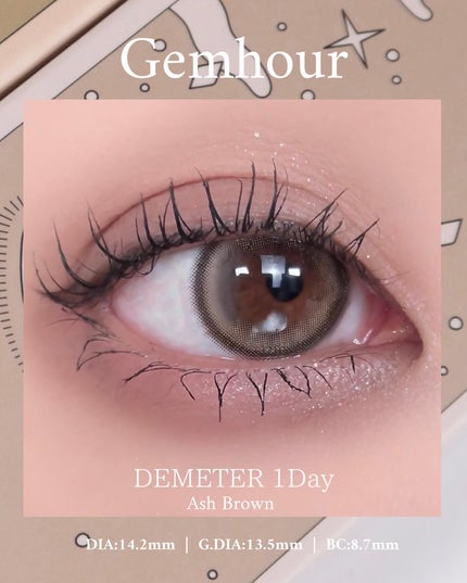 DEMETER 1day/Gemhour lens/カラーコンタクトレンズを使ったクチコミ(6枚目)