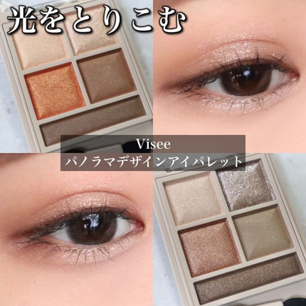 パノラマデザイン アイパレット/Visée/アイシャドウパレットを使ったクチコミ(1枚目)