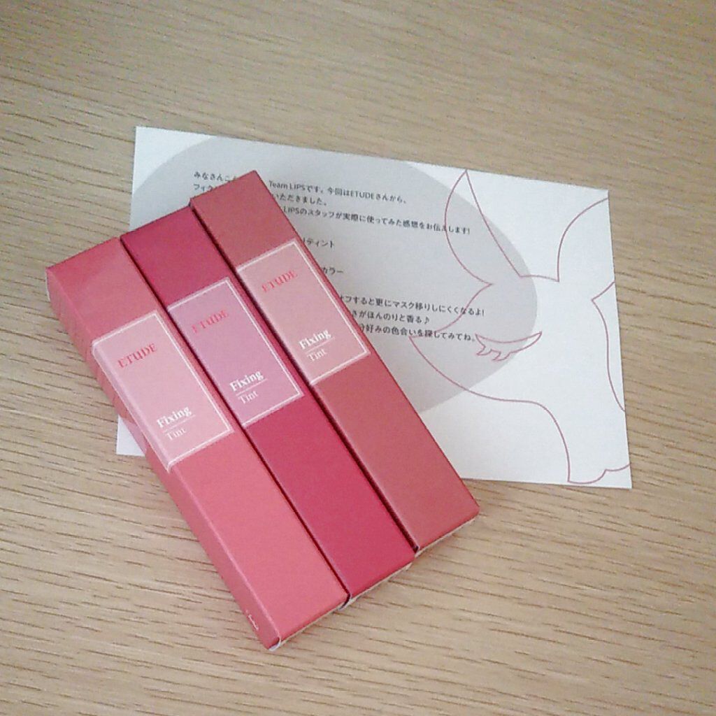 フィクシングティント スモーキーチェリー/ETUDE/リップティントを使ったクチコミ（2枚目）