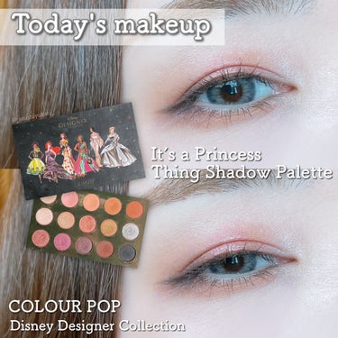 It’s a Princess Thing Shadow Palette/ColourPop/パウダーアイシャドウを使ったクチコミ（1枚目）