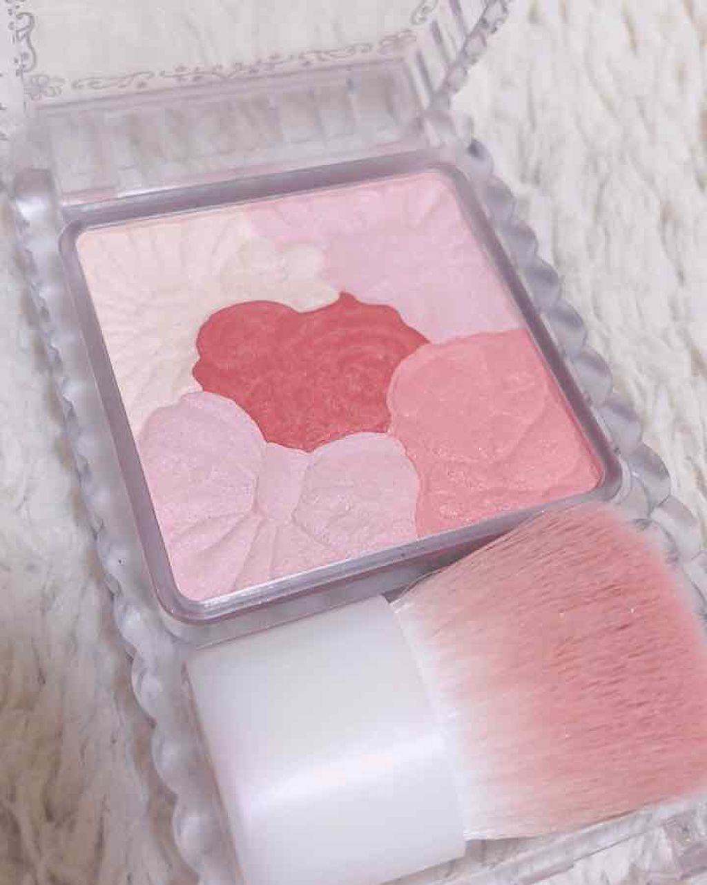 グロウフルールチークス/キャンメイク/パウダーチークを使ったクチコミ(2枚目)