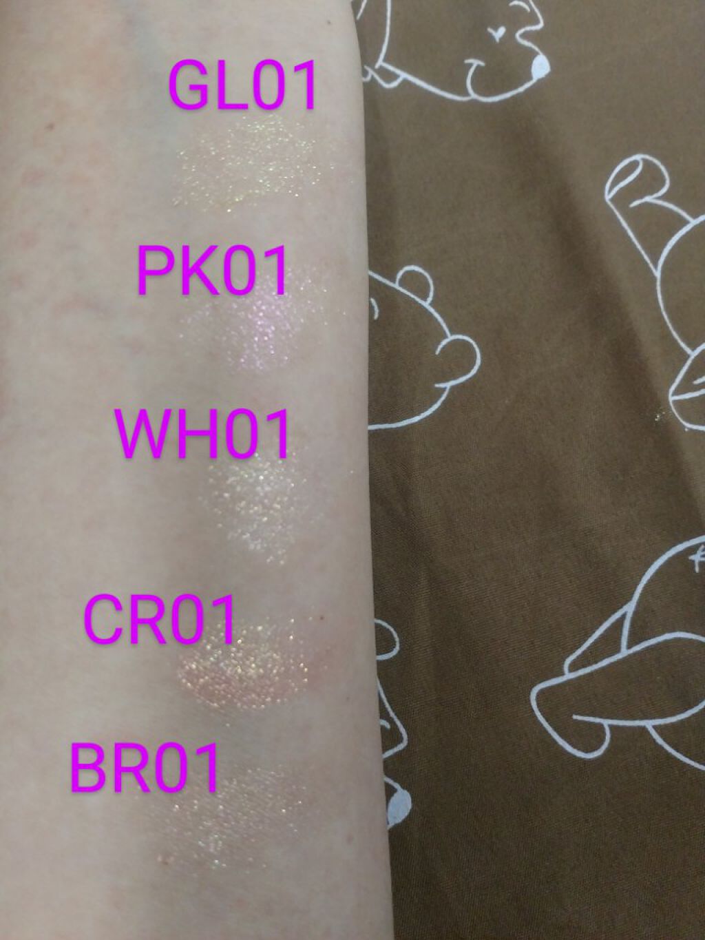 グリッタープリズム シャドウ CR01/MISSHA/グリッターを使ったクチコミ（3枚目）