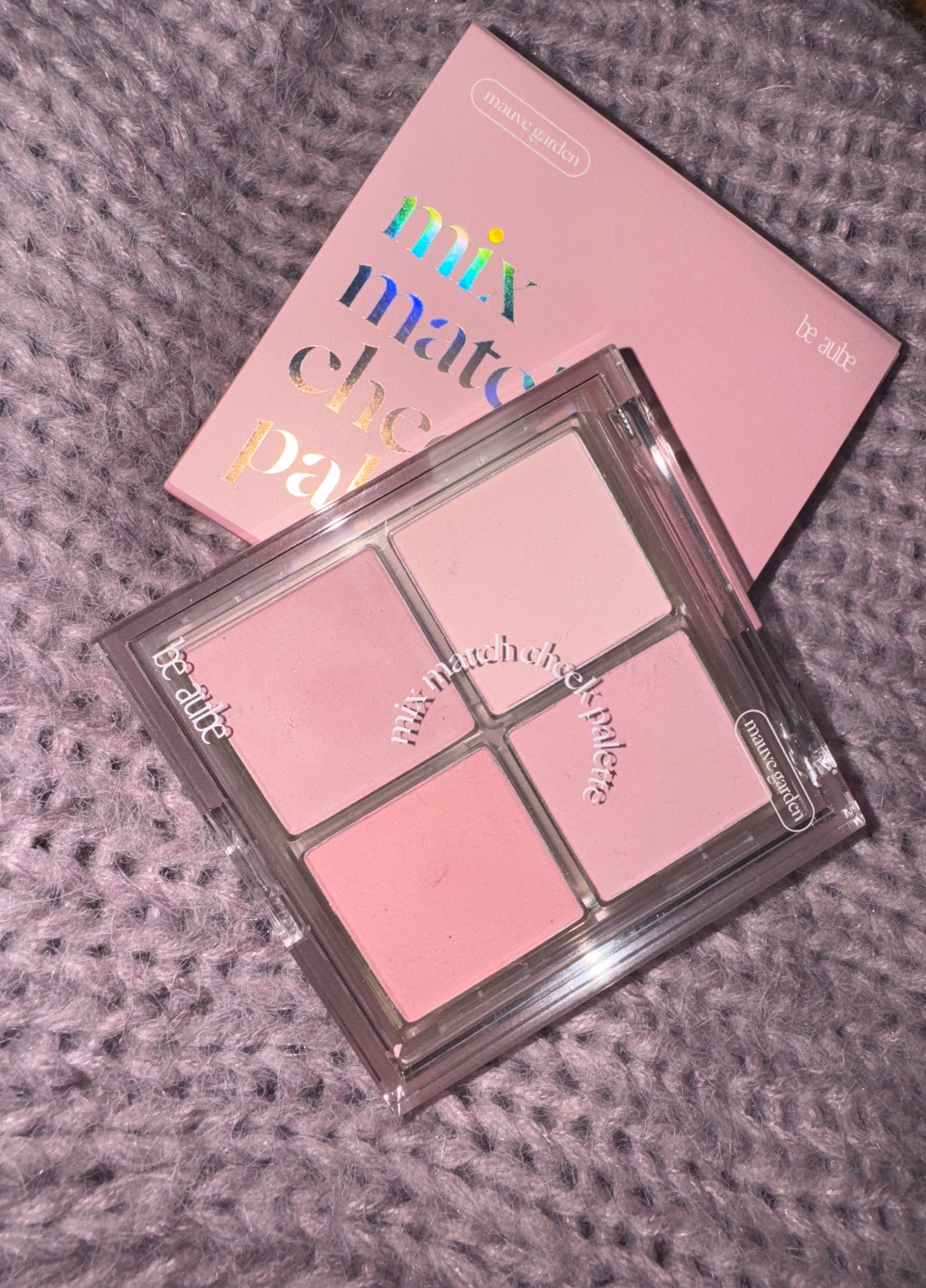 ミックスマッチチークパレット/be aube/パウダーチークを使ったクチコミ(1枚目)