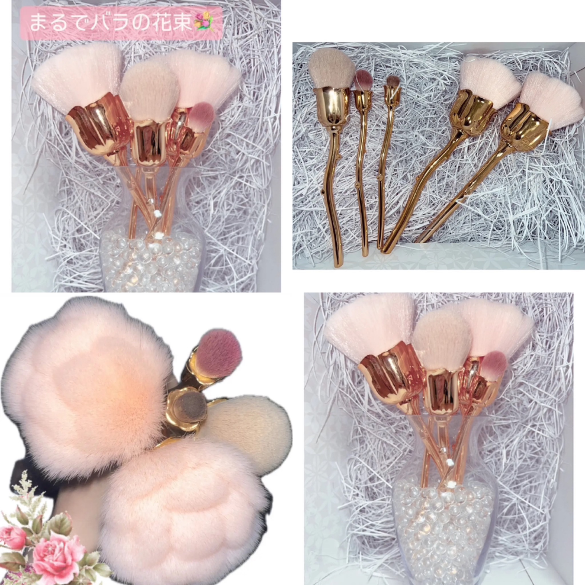 ロッサ メイクアップブラシセット	/フランフラン/メイクブラシを使ったクチコミ（1枚目）