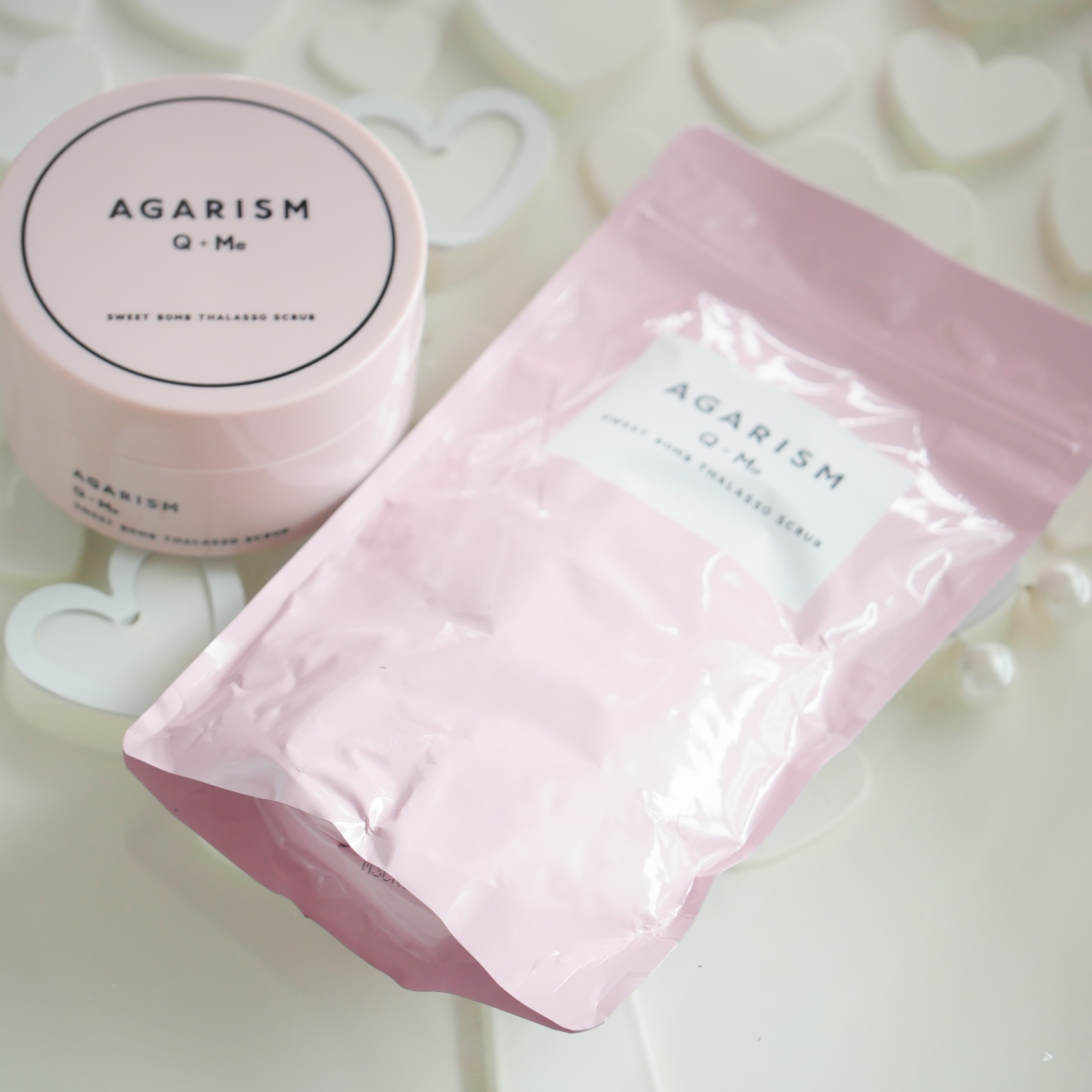 Q+Me スウィート ボム タラソ スクラブ 360g/AGARISM/バストケア・ヒップケアを使ったクチコミ（3枚目）