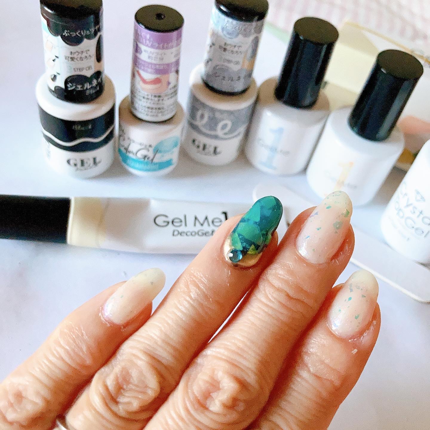 ジェルネイル/ジェルミーワン/ジェルネイルを使ったクチコミ（1枚目）