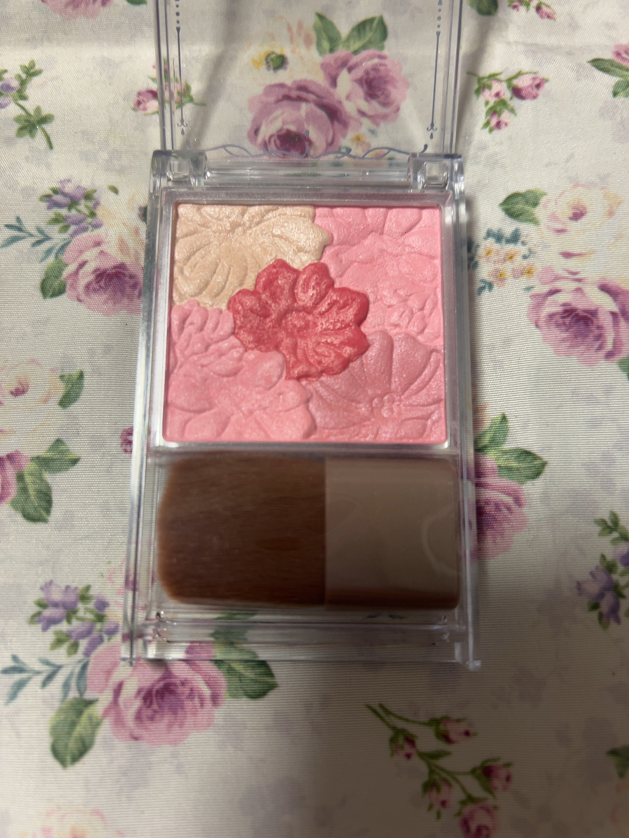 グロウフルールチークス/キャンメイク/パウダーチークを使ったクチコミ（3枚目）