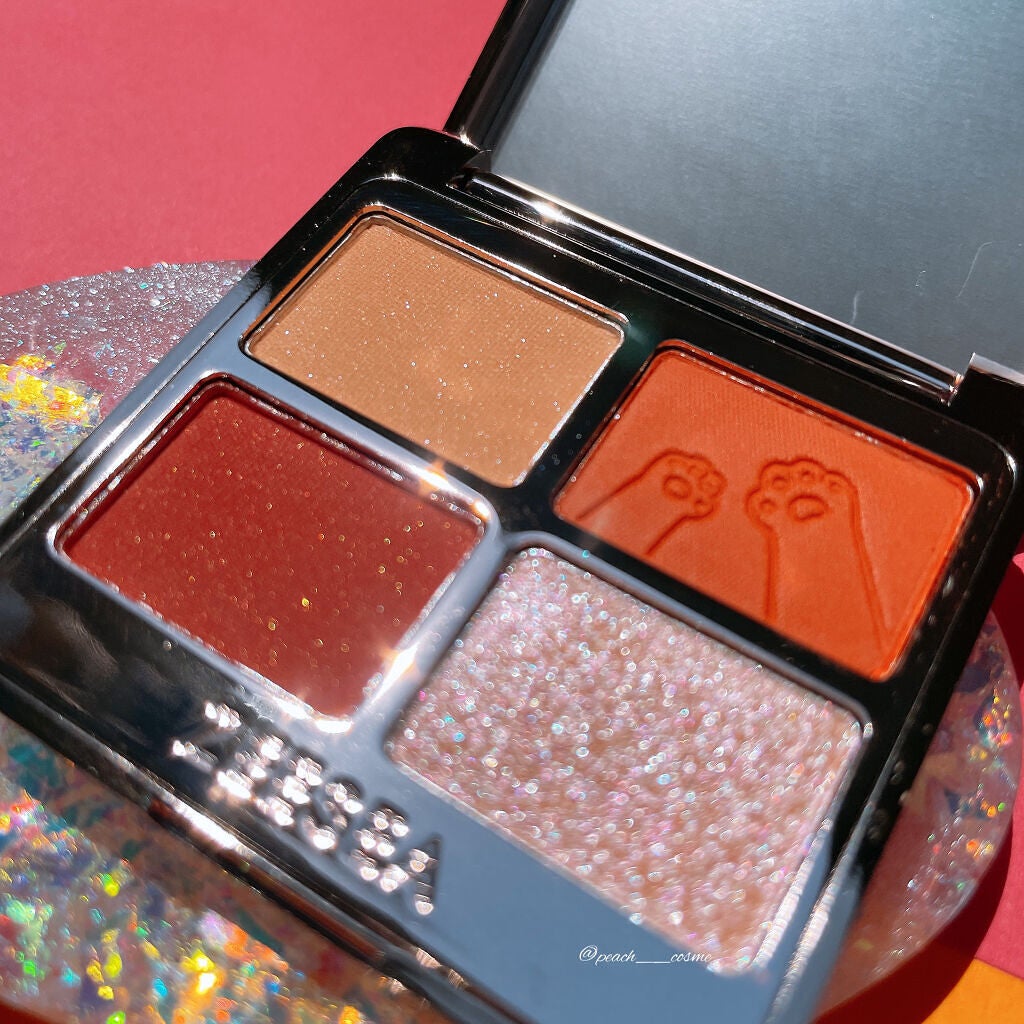 アニマルアイシャドウ(4シェード)/ZEESEA/アイシャドウパレットを使ったクチコミ(6枚目)