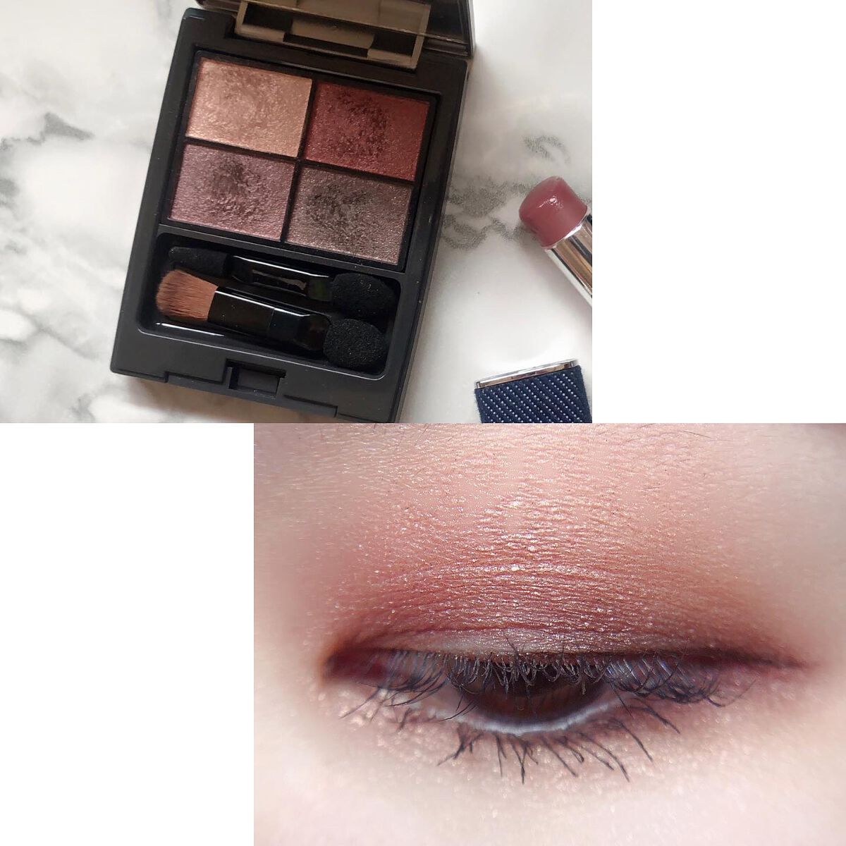 あゆみ on LIPS 「・\#todaysmake/・アイシャドウ☑@andbe_of..」(2枚目)