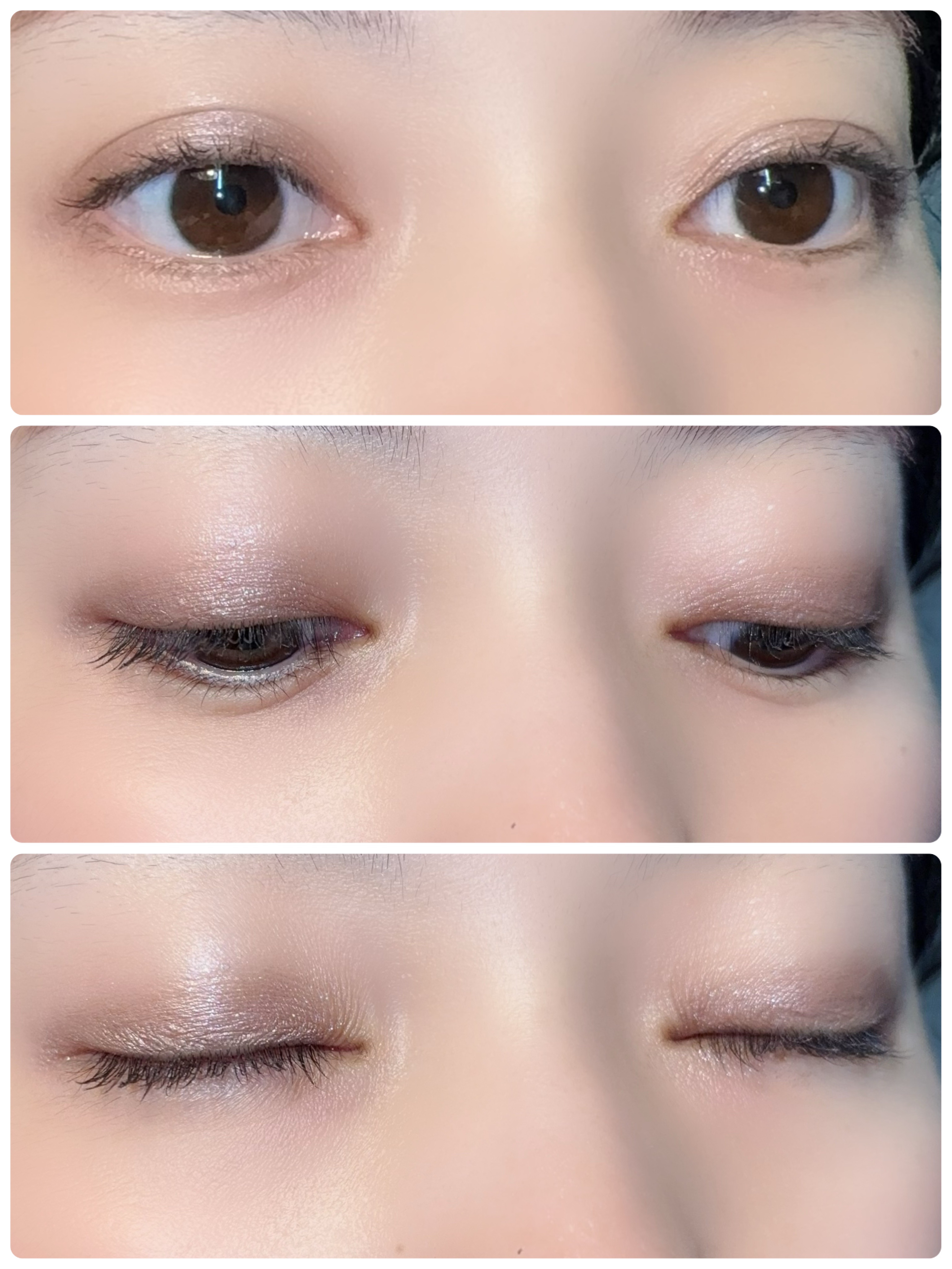 ローズウッドデイドリーム リクイドアイズ  03 ローズミスト/RMK/リキッドアイシャドウを使ったクチコミ（2枚目）