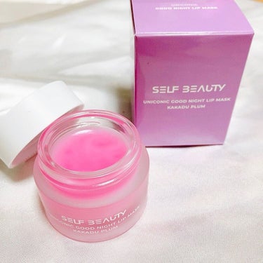 SELF BEAUTY ユニコーン グッドナイトリップマスクのクチコミ「❁⃘*.ﾟ
ユニコーングッドナイトリップマスク🦄໒꒱· ﾟ
❁⃘़︎•･･͓┈̊︎˳･̥̤˳┈.....」（2枚目）