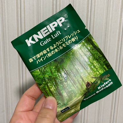 クナイプ グーテルフト バスソルト パイン<松の木>&モミの香り/クナイプ/無機塩系入浴剤を使ったクチコミ(1枚目)