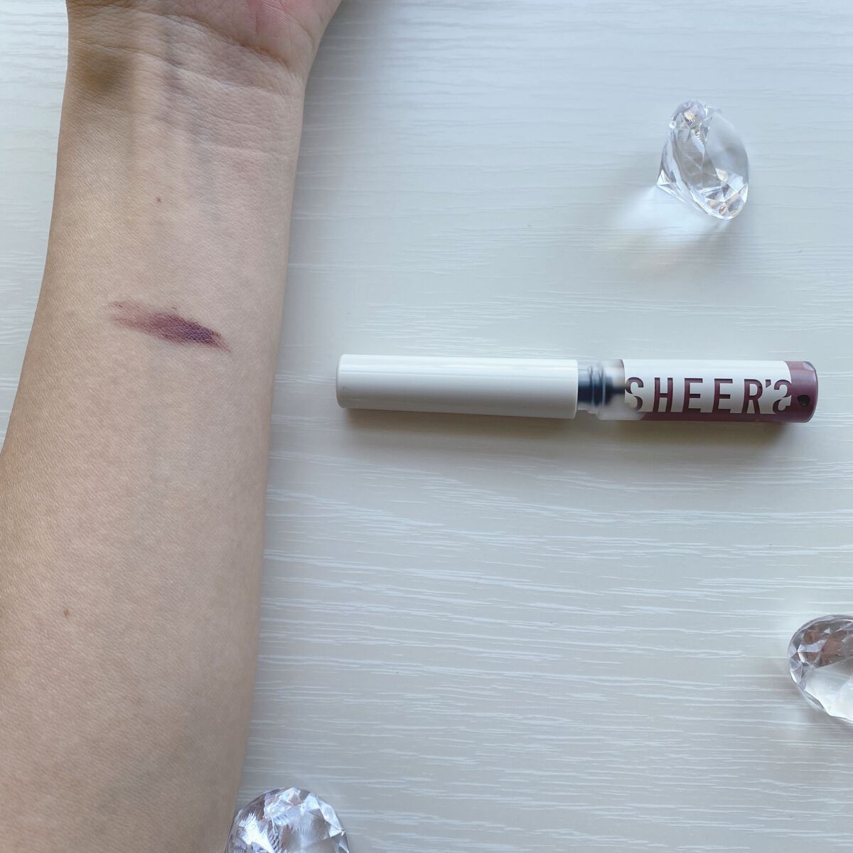 スキニーカラーブロウ 03 ライラックグレージュ/シアーズ/眉マスカラを使ったクチコミ（3枚目）