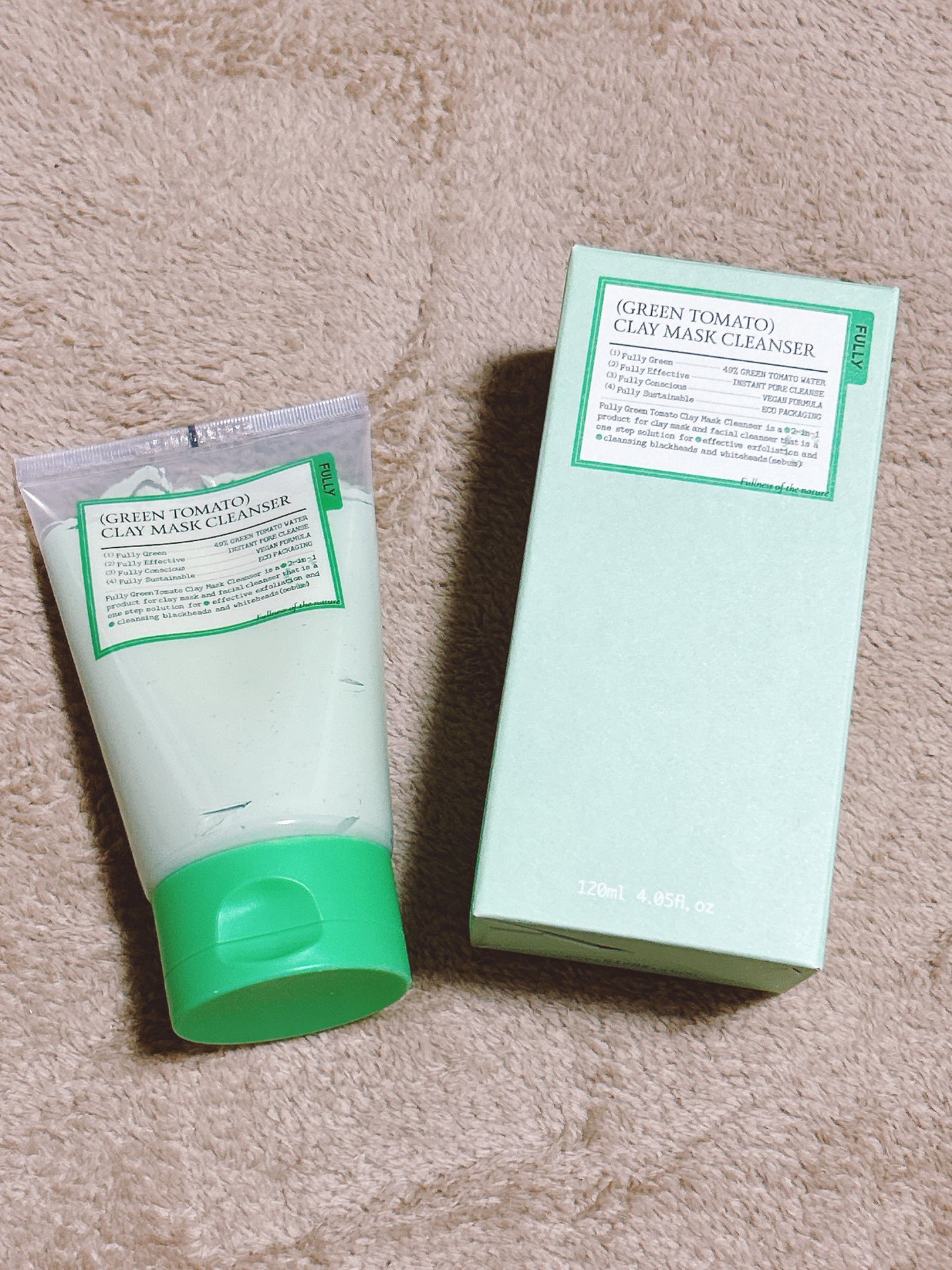 グリーントマトクレイマスククレンザー/FULLY/洗い流すパック・マスクを使ったクチコミ(2枚目)