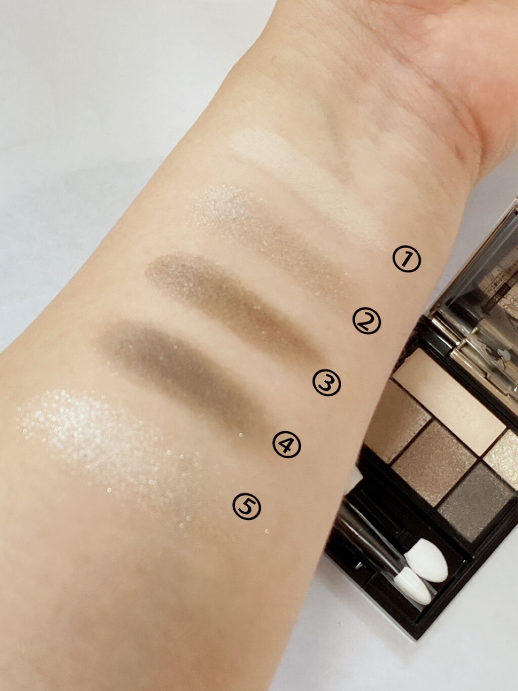 ドラマティックスタイリングアイズ/マキアージュ/アイシャドウパレットを使ったクチコミ(5枚目)