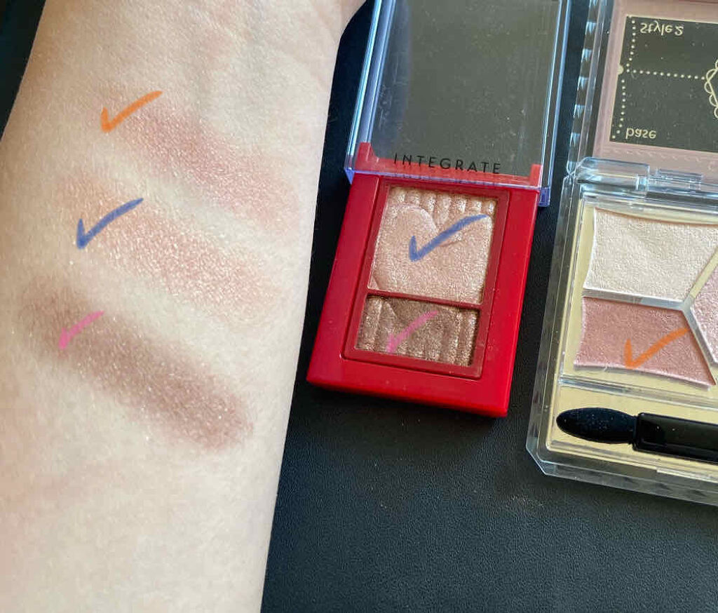 ワイドルックアイズ/インテグレート/アイシャドウパレットを使ったクチコミ（3枚目）