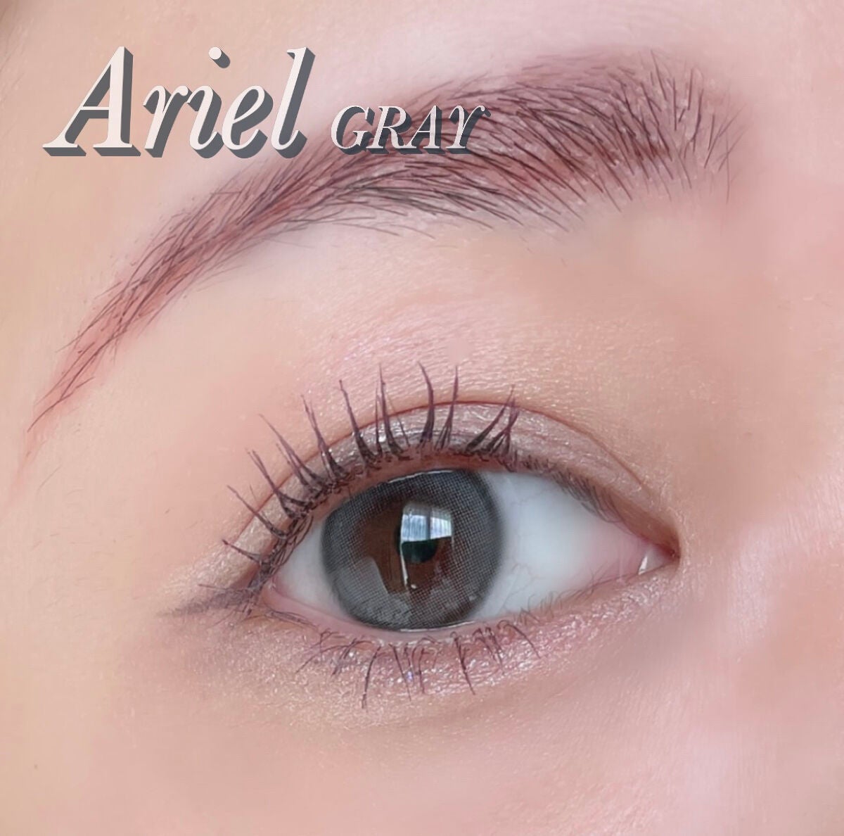 さくら on LIPS 「今日はMITSUNOレンズの新作カラコンArielのグレーをス..」(1枚目)