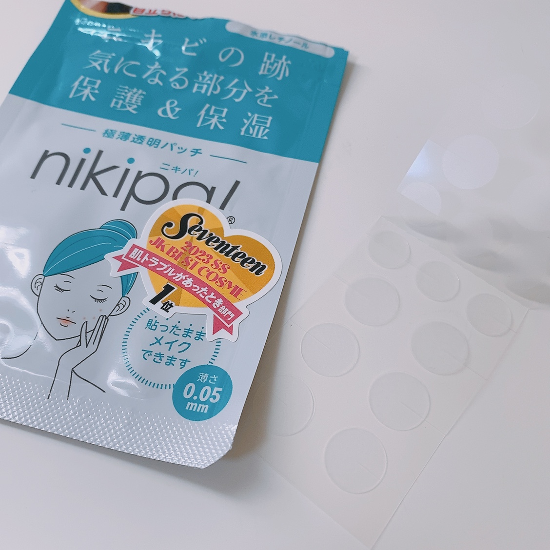 極薄透明パッチ nikipa!/金冠堂/にきびパッチを使ったクチコミ（3枚目）