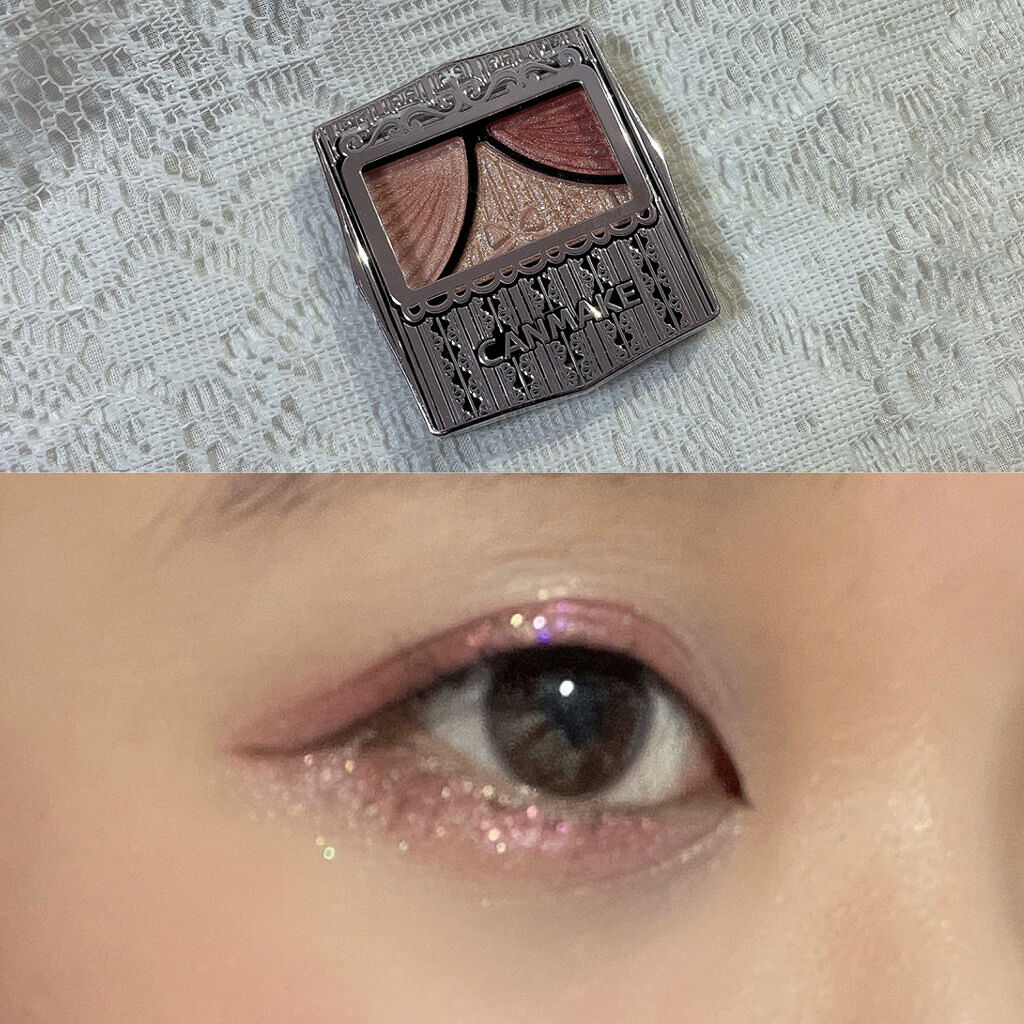 ジューシーピュアアイズ/キャンメイク/アイシャドウパレットを使ったクチコミ（1枚目）