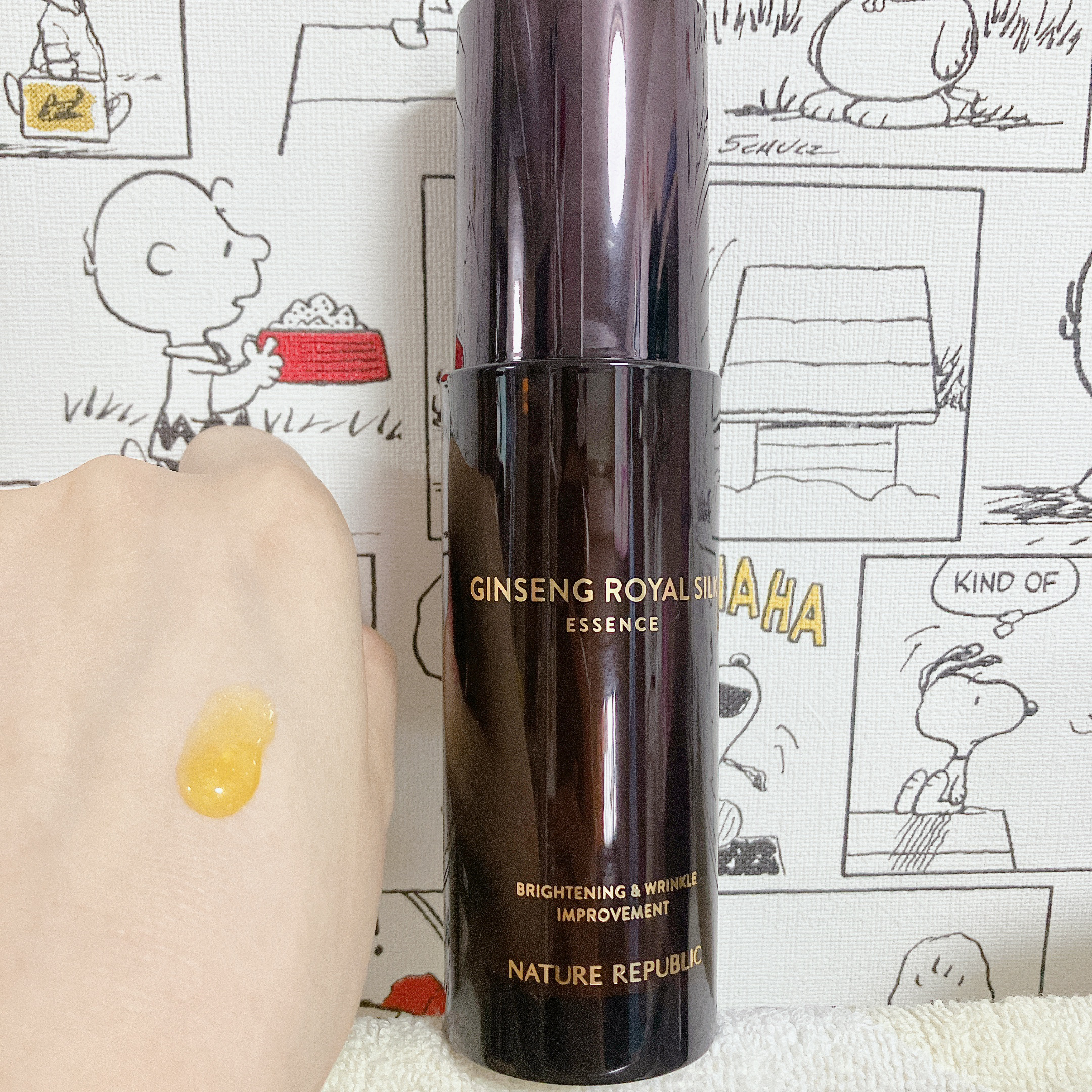 ジンセン ロイヤルシルクエッセンス/ネイチャーリパブリック/美容液を使ったクチコミ（1枚目）