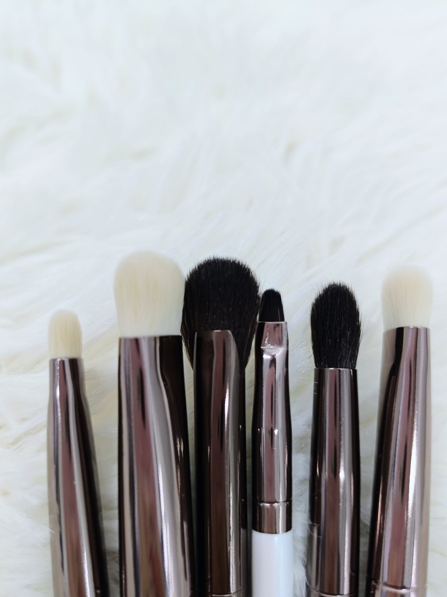 SIXPLUS ホワイトパール アイメイクブラシ 7本セット/SIXPLUS/メイクブラシを使ったクチコミ(3枚目)