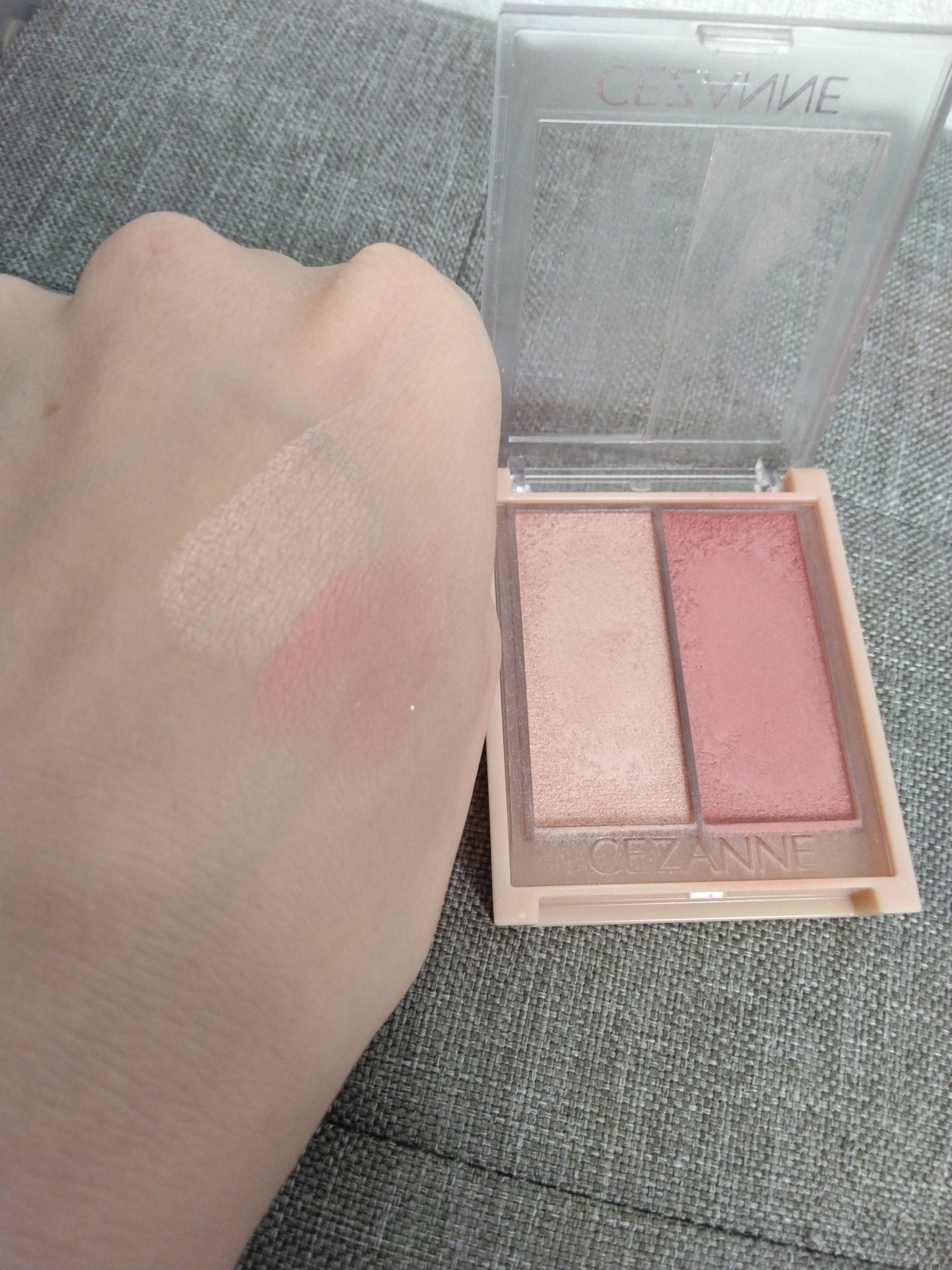 フェイスグロウカラー/CEZANNE/クリームハイライトを使ったクチコミ(2枚目)